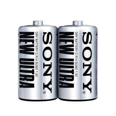 Imagem de Kit  2 Pilhas Sony Zinco Carbono C Sum2-nup2a/z  80441