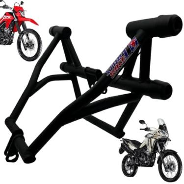 Imagem de Protetor Stunt Race SAHARA 300 / TORNADO 300 Slider de proteção motor e carenagem Stunt Cage 2023 em diante (PRETO FOSCO)