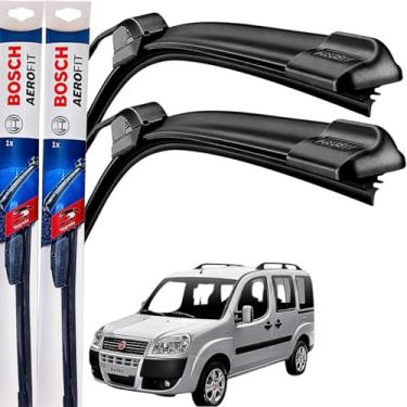 Imagem de Palheta Limpador Parabrisa Bosch Aerofit Par de Palheta Limpadora Dianteiro Original Fiat Doblo 2001 á→2024