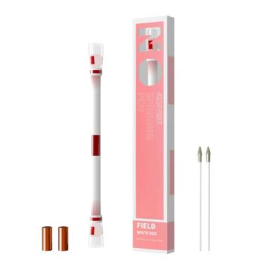 Imagem de ADSPINZOR Spinning Pen - Gradient Field White-Red, Rolling Finger Rotating Pen for Beginners, Gaming Trick Pen Mod, Smooth Rolling Trick Pen Ideal for Learning Pen Spinning, Stress Relief for Teens