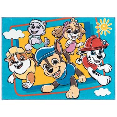 Imagem de Gertmenian Tapete interno da Patrulha Canina – 7,5 x 12,7 cm, antiderrapante, ideal par...