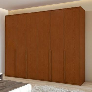 Imagem de Guarda Roupa Casal 6 Portas 100 MDF Imperatore Lopas, Frassino