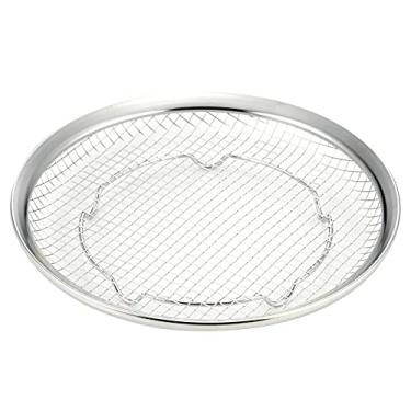 Imagem de Shimomura Kihan 40252 escorredor, escorredor de óleo de karatto, grande, feito no Japão, aço inoxidável, escorredor de mesa, 8,9 polegadas (22,6 cm), Mom Cook Tsubamesanjo