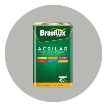 Imagem de Tinta Acrilica Premium Lavavel Acrilar 18L, Cinza Neblina