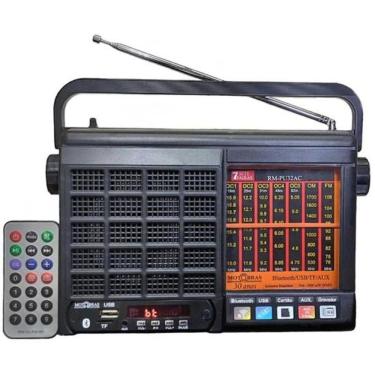 Imagem de Rádio 7 Faixas - Bluetooth- Cartão Micro Sd- Usb E Controle