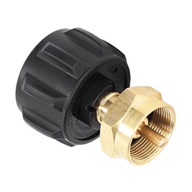 Imagem de Adaptador de Recarga QCC1, Acoplador de Tanque de Latão para Cilindro de Gás de Propano de 1 Lb, Com Válvula Reguladora do Tanque, Fluxos Estáveis, Enchimento de Cilindros