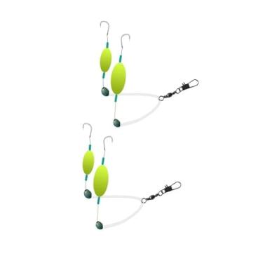 Imagem de Vaveren 2x Pompano Rigs para pesca de surf com boias Pompano Fácil de usar Alto desempenho para peixes de 3,5-9 kg Resistente Premium Água salgada