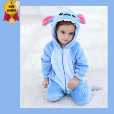 Imagem de Pijama Macacão Stitch Infantil  A Pronta Entrega - Jhon House, 12