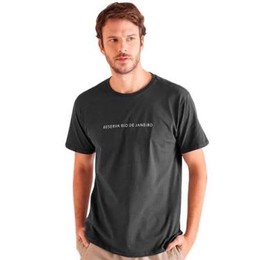 Imagem de Camiseta Reserva Masculina Rio de Janeiro Writing Preta, S/P