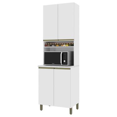 Imagem de Torre Quente Dinamarca 70cm 1 Forno 4 Portas - Indékes Branco