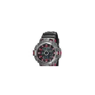 Imagem de Relógio Speedo Masc. Cinza Verm Puls Preta 81197G0EVNP1
