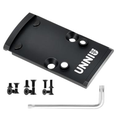 Imagem de unniu Placa adaptadora de titânio para lâminas de corte RMR sem necessidade de recuo | Compatível com K-Footprint e RMS-C Optics (407K/507K/EPS/RomeoZero) | Modelo RM-H07K