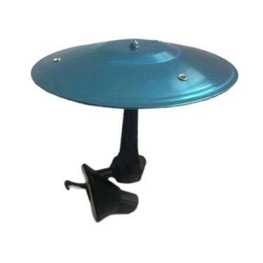 Imagem de NITAGO Mini Prato de Carro para Choque de Carro com Ventilação de Ar Montada em aço Inoxidável para Músicos, 155 milímetros