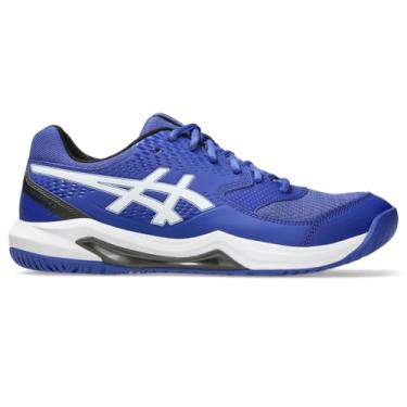 Imagem de ASICS Tênis masculino Gel-Dedicate 8, Cobalto escuro/branco, 41