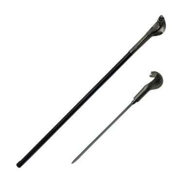 Imagem de Bengala Bastão Com Espada Cajado Cobra Rei Punhal Adaga