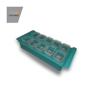 Imagem de Forma de Gelo Desmontável 10 Cubos  Prática e Higiênica - BUDEPLAST, C