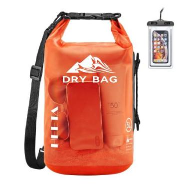 Imagem de Bolsa seca HEETA Waterproof 40L para viagens, natação e passeios de ba
