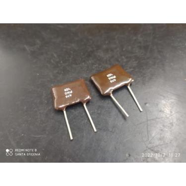 Imagem de 10x Capacitor Mica Prata 2nf/1kv = 2k/1kv 5% Icl