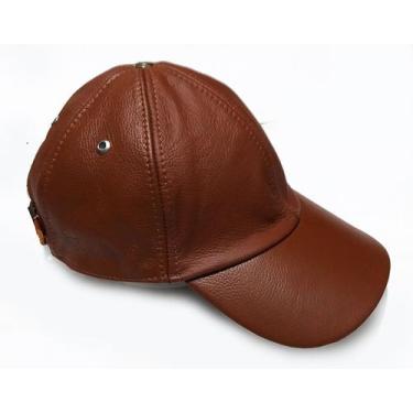 Imagem de Boné de Couro na cor Marron Claro - Riks