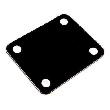 Imagem de Neck Plate Spirit placa junção braço guitarra baixo preto