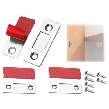 Imagem de Travas Magnéticas de Segurança para Bebês, Fechamento Seguro para Armários, Gavetas e Portas, Kit com 3 Pares