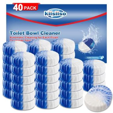 Imagem de Pacote de 40 comprimidos de limpeza de vasos sanitários KIISIISO de lo