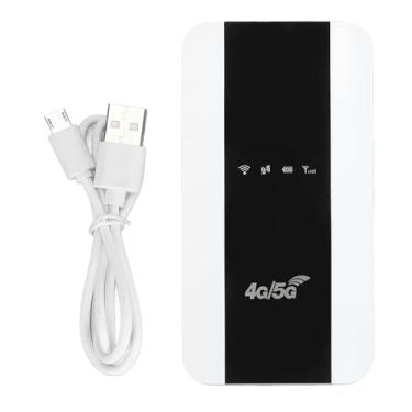 Imagem de 4G Portátil WiFi Hotspot Dispositivo de alta velocidade O roteador de Internet móvel com slot para cartão SIM para viagens em casa Uso de uso de bateria de 3000mAh de negócios ABS