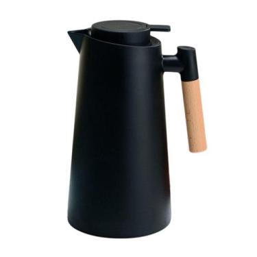 Imagem de Cafeteira Preta Com Led Térmica 1L Perfeita Para Manter Café Quente - 
