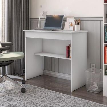 Imagem de Escrivaninha Para Notebook Com Uma Gaveta E Uma Prateleira De Apoio - 