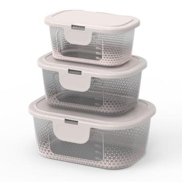 Imagem de CONJUNTO 3 TAMPA FIXA - PRISMA BRANCO