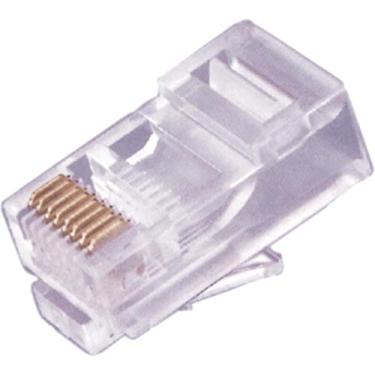 Imagem de Conector Rj45 8X8 Cat5E Pacote C/1000 Pc, SECCON, 12063