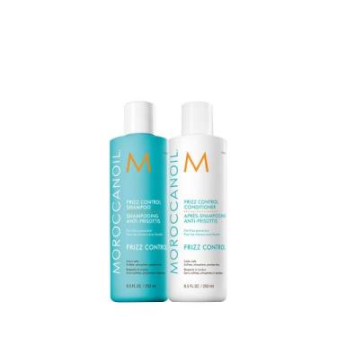 Imagem de Pacote de shampoo e condicionador Moroccanoil Frizz Control 250mL