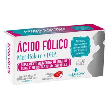 Imagem de Ácido Fólico Metilfolato + DHA (30 Cápsulas SoftGel)