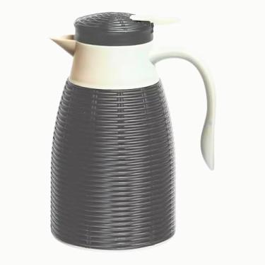Imagem de Garrafa Térmica Bule Café Chá Rattan 1 Litro (Cinza)