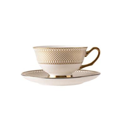 Imagem de AKALNNB Phnom Penh Conjunto de bule de chá de cerâmica xícara de café pires açucareiro xícara de chá de flor da tarde inglesa