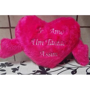 Imagem de Coração de pelúcia - Vitória presentes , Vermelho, P