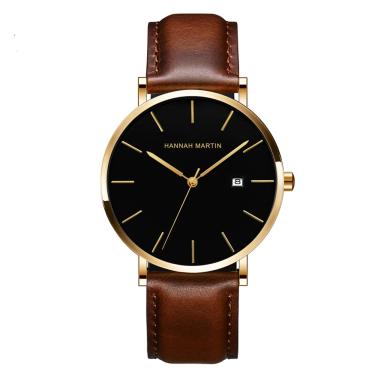 Imagem de Relógio Masculino Hannah Martin 151 Pulseira de Couro