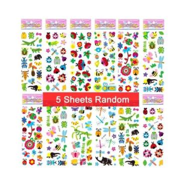 Imagem de Adesivos 3D De Princesa Para Meninas, 5 a 12 Folhas, Brinquedos DIY Ka