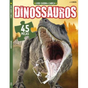 Imagem de Livro - Dinossauros Livro de Quebra-Cabeça