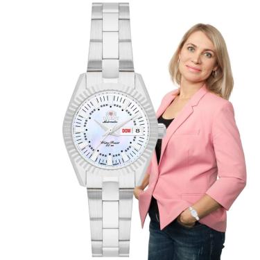 Imagem de Relógio Orient Feminino Automático Pequeno Redondo Mecânico Prova D`água 50 Metros NH6SS005 B1SX