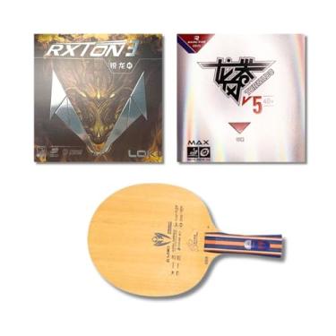 Imagem de Loki K1 Raquete de Tênis de Mesa Profissional com Borrachas Rxton3 e Reactor Tornado, para Jogadores Ofensivos, Pronta para Uso