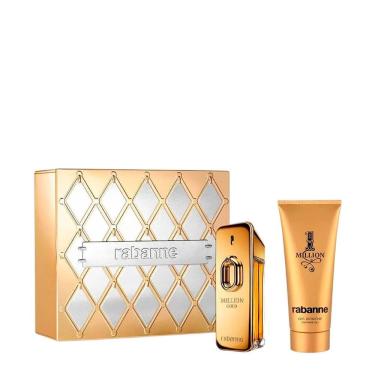 Imagem de Kit Rabanne Million Gold Masculino - Edp Intense 100ml + Shower Gel 100ml