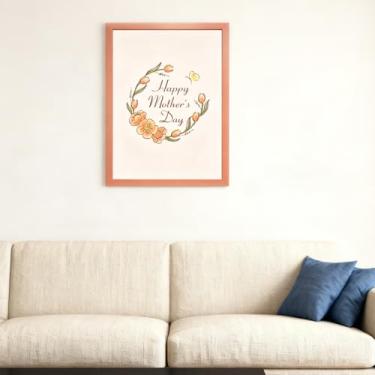 Imagem de Porta-retrato 15 x 20 cm para mesa e parede, formatos horizontal e vertical para pendurar na parede ou mesa (rosa)