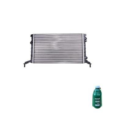 Imagem de Kit Radiador GM Corsa/Celta/Prisma 1.0/1.4 06/S Com Aditivo Verde 5 + Água Desmineralizada 1L