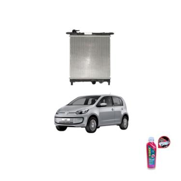 Imagem de Kit Radiador VW Up 17> + Aditivo Radiador Radiex R1892 Rosa Pronto Uso