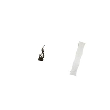 Imagem de Fenteer Escultura de Arte Moderna em Resina com Formato de, Perfeita para Decorar Uma Sala de Estar Aconchegante. Possui Um Abajur de Papel para Armário