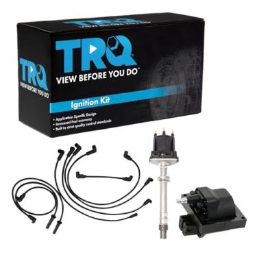Imagem de TRQ Kit de ignição de substituição direta compatível com 86-91 Astro 88-91 C1500 C2500 87-91 G10 G1500 G20 G2500 G30 G3500 K1500 K2500 90-91 P30 P35500 00 87 R10 R1500 R20 R2500 Safari V10 V1500