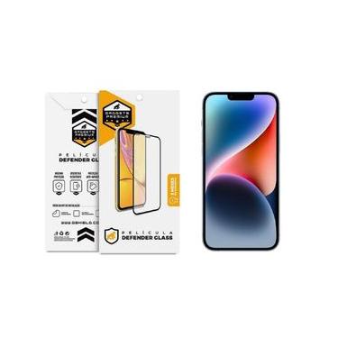 Imagem de Película para iPhone 14 - Defender Glass Preta - Gshield