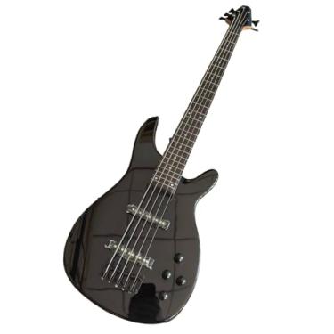 Imagem de Modern Electric Bass Guitar 4 String & 5 Options Dual Humbucker 24 Fret Extended Range(5-String)