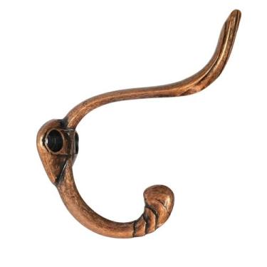 Imagem de Kit c/2 Gancho Cabideiro FRJ Duplo Metal para Pendurar e Parafusos - G